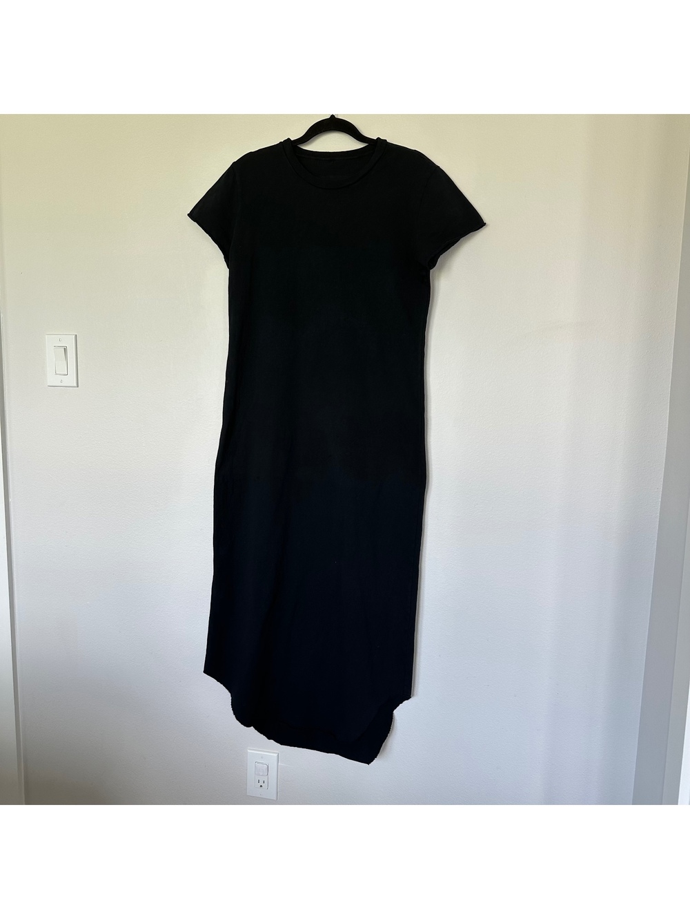 Frank and Eileen Black Tee Shirt Dress Size M